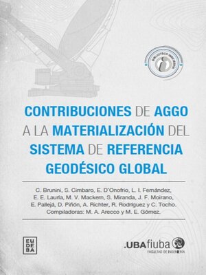 cover image of Contribuciones de AGGO a la materialización del sistema de referencia geodésico global